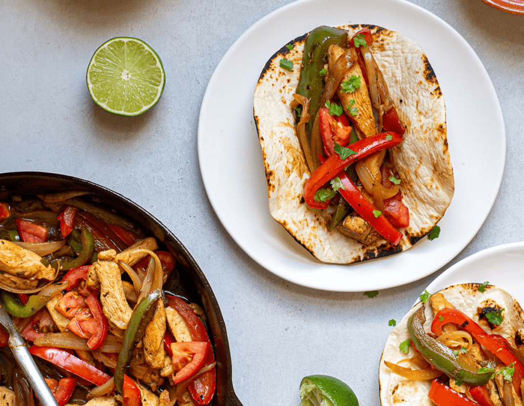 Asian Chicken Fajitas Cancer Nutrition Consortium