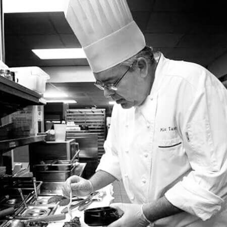 A portrait of chef Michael Tangen