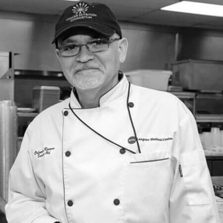 A portrait of chef Orlando Ramos