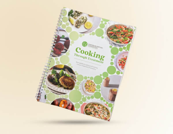 The cover of the Cancer Nutrition Consortium cookbook