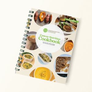 The cover of the Cancer Nutrition Consortium cookbook