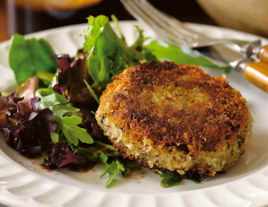 Peanut, Farro & Mushroom Burgers Cancer Nutrition Consortium