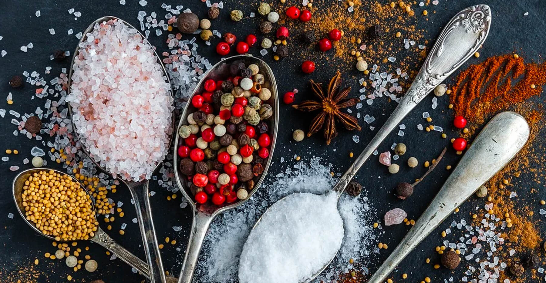 A spoon full of spices