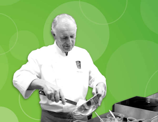 Certified Master Chef Ron DeSantis preparing a dish.