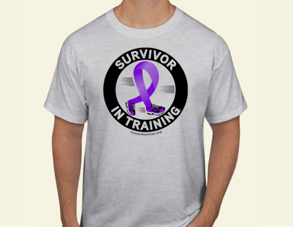 Light gray survivor in training t-shirts available in the CNC shop
